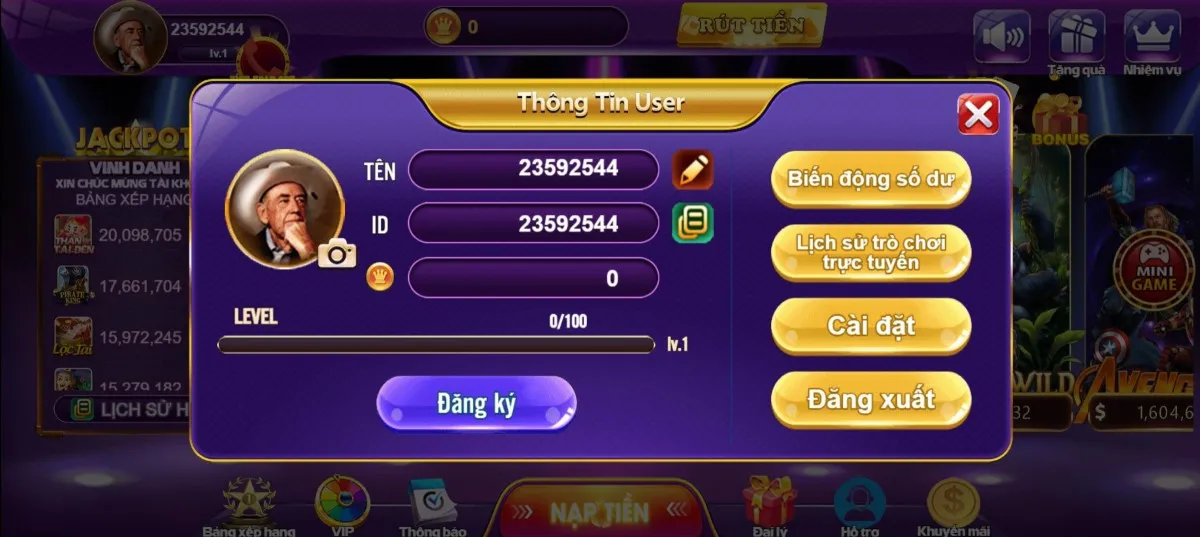 Hướng dẫn đăng ký 68 Game Bài cho tân thủ