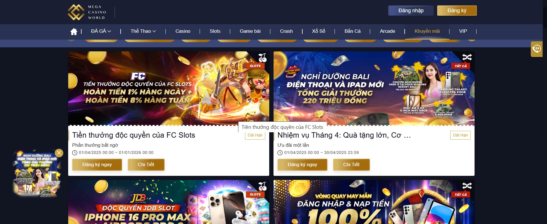 Các chương trình khuyến mãi vô cùng hấp dẫn