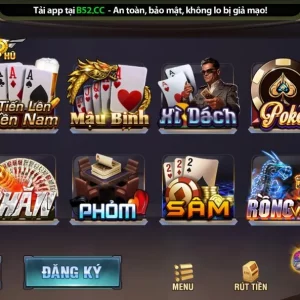 B52 Club nổi bật với danh mục game bài online