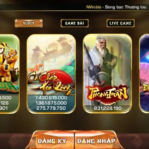 Sảnh game slot của IWIN là một điểm đến lý tưởng