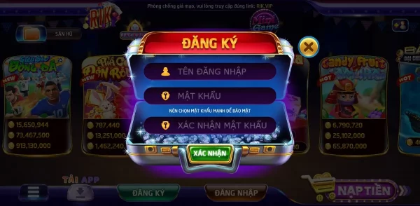 Cách thức đăng ký tài khoản Rikvip