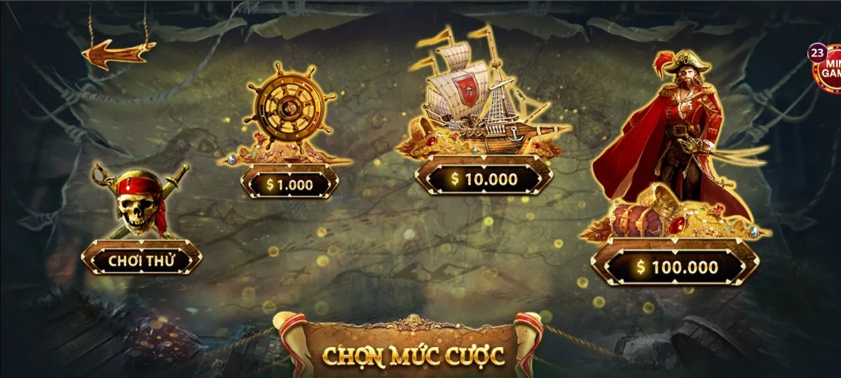 Nổ hũ Pirate King cho phép chơi thử miễn phí