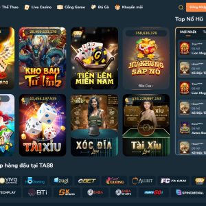 Kho game đa dạng tạo nên tên tuổi TA88